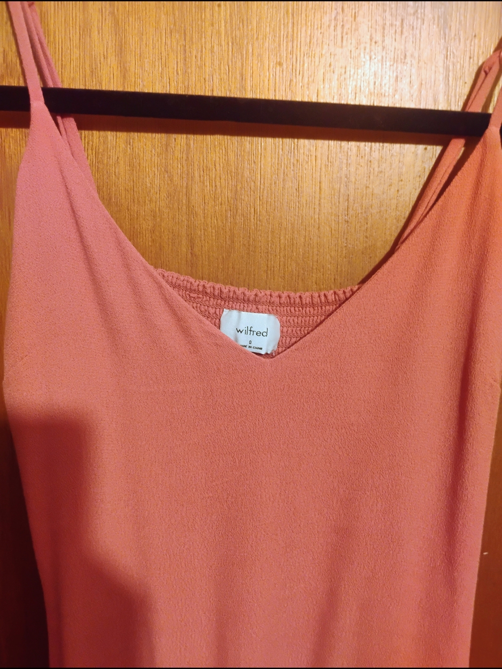Wilfred Pink Slip Dress Spaghetti Strap Cami - Picture 2 of 3